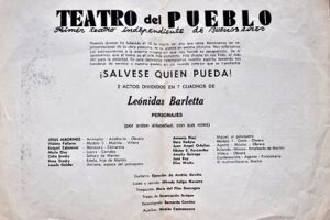 Historia del Teatro del Pueblo. Nota de interés teatral